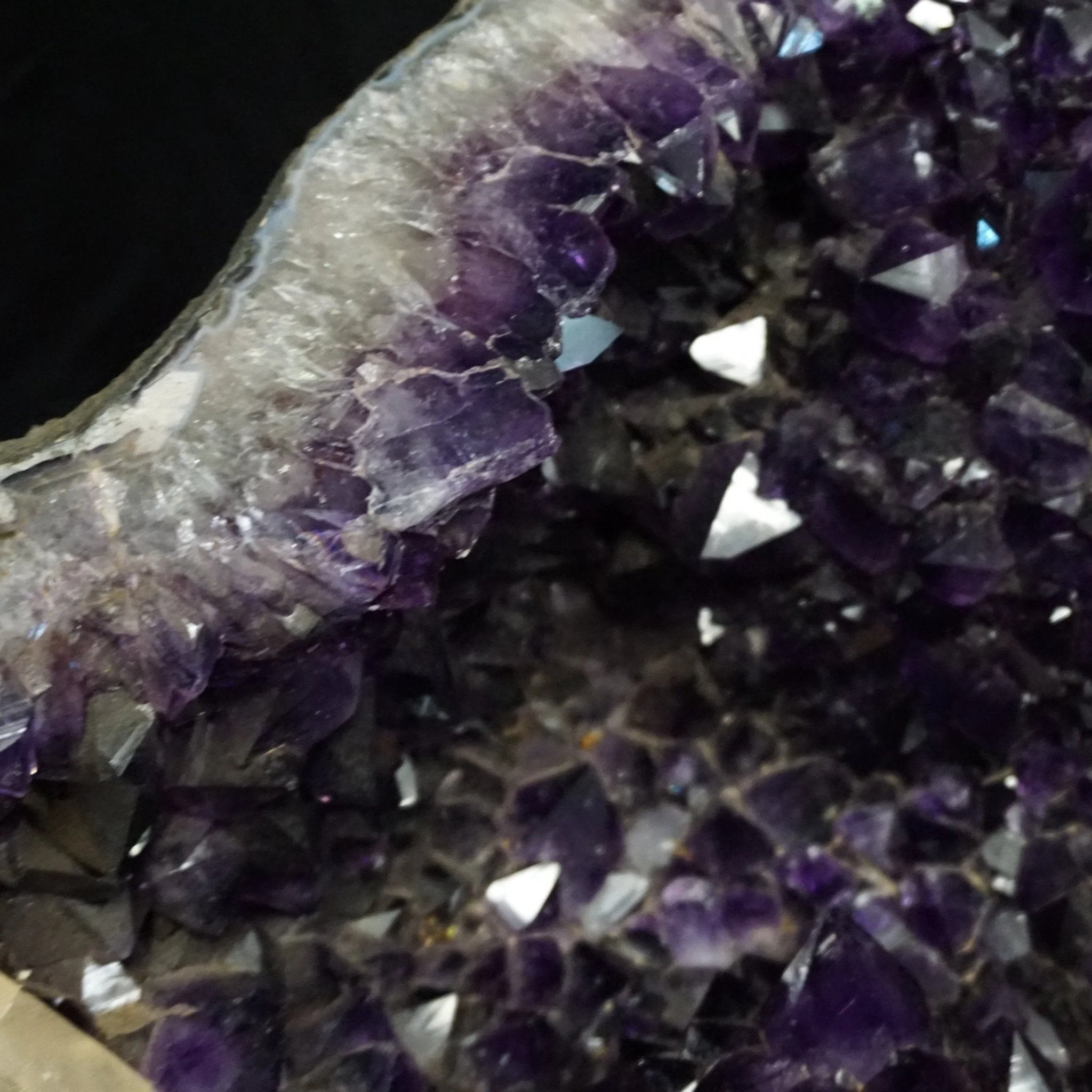 Amethyst Crystal Geode Table Crystal Mineral Table Base - Image 4
