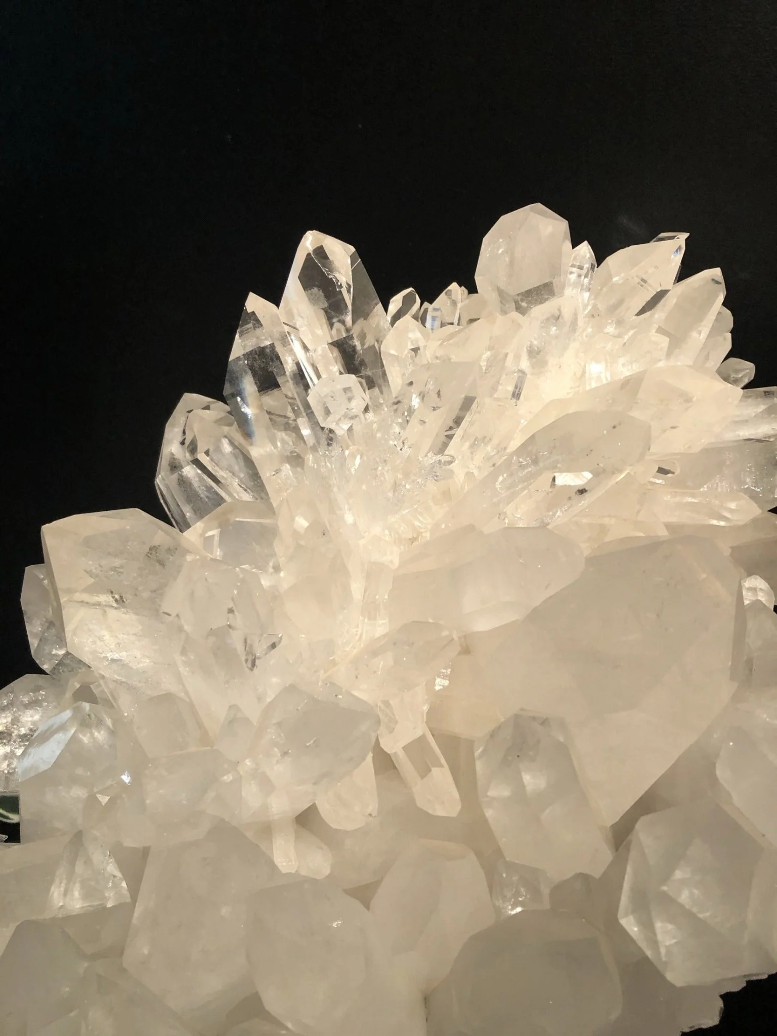 Large Clear Cluster Of Crystals Collector Quality Quartz Stunning Centerpiece  Crystal - Image 3