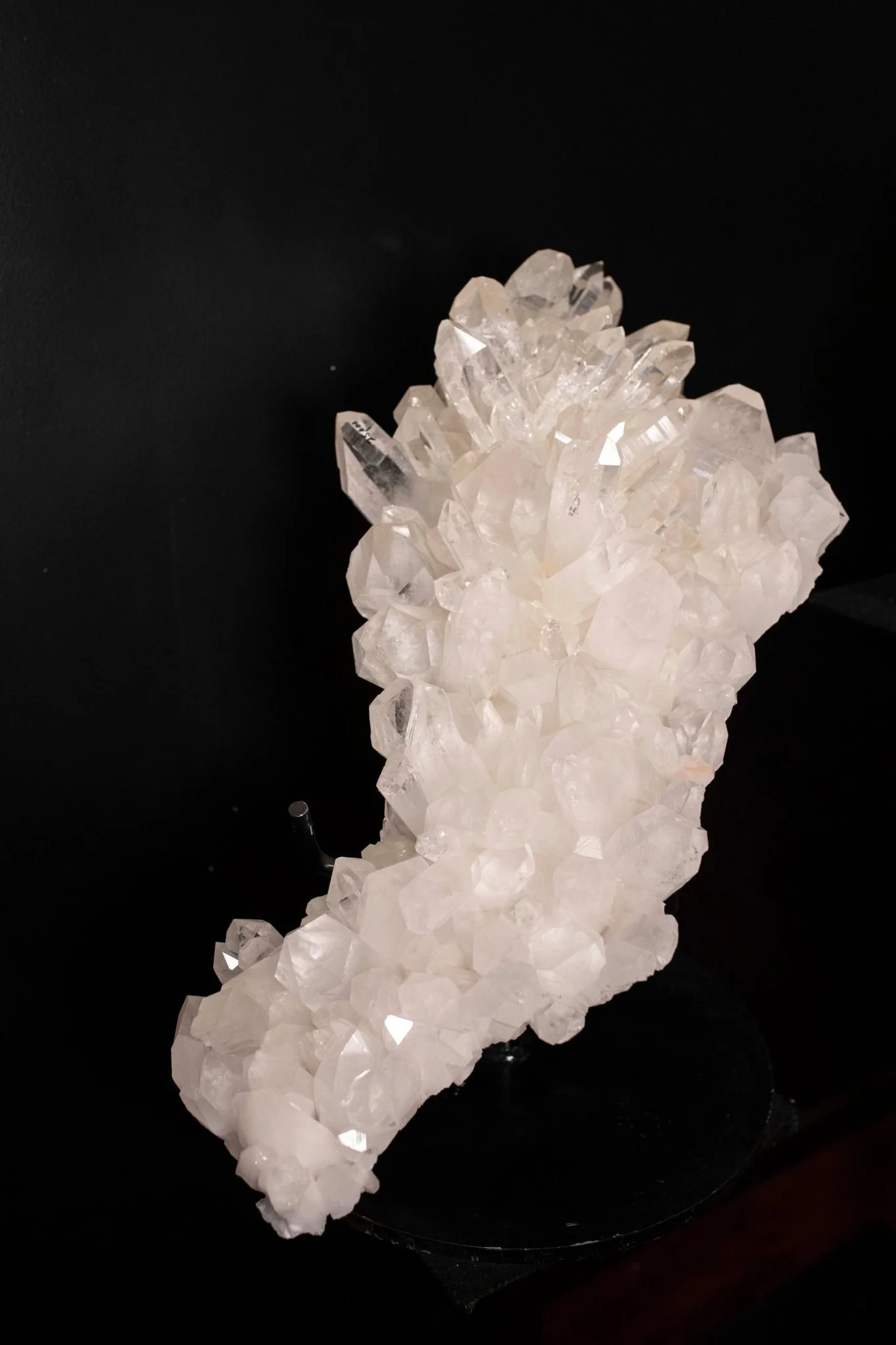 Large Clear Cluster Of Crystals Collector Quality Quartz Stunning Centerpiece  Crystal - Image 4
