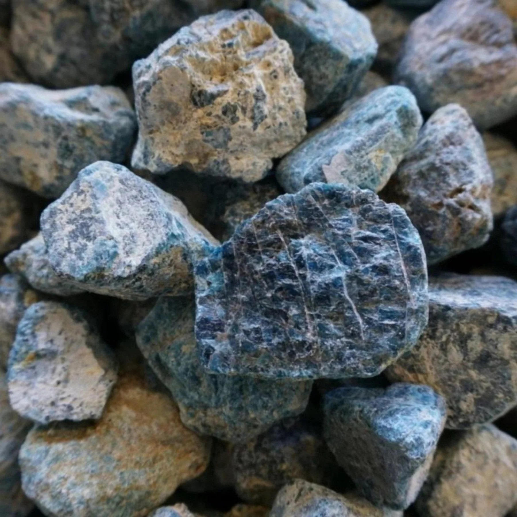 Raw Blue Apatite Stone For Sale Bulk Rocks - Image 3